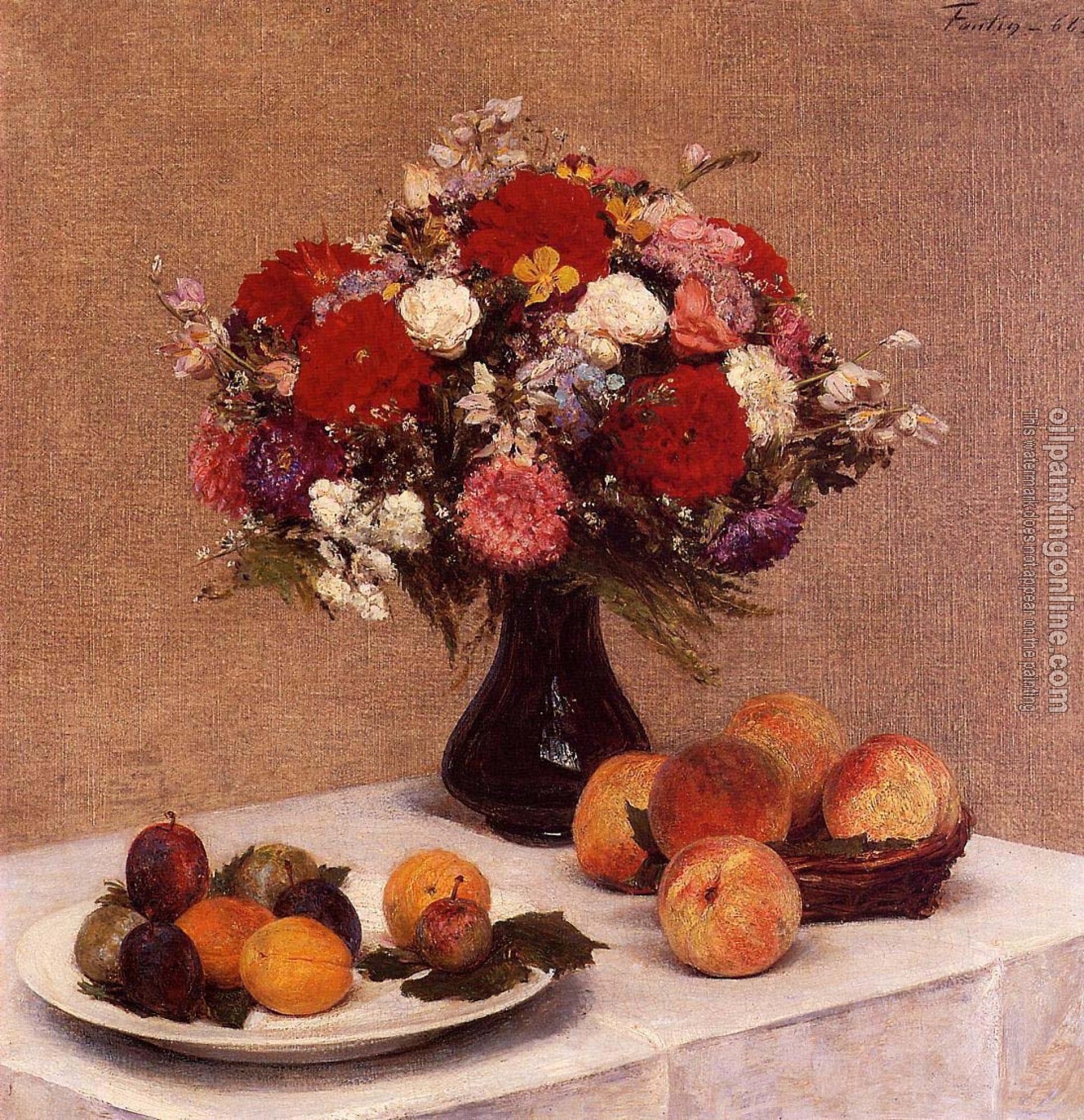 Fantin-Latour, Henri - Flowers and Fruit